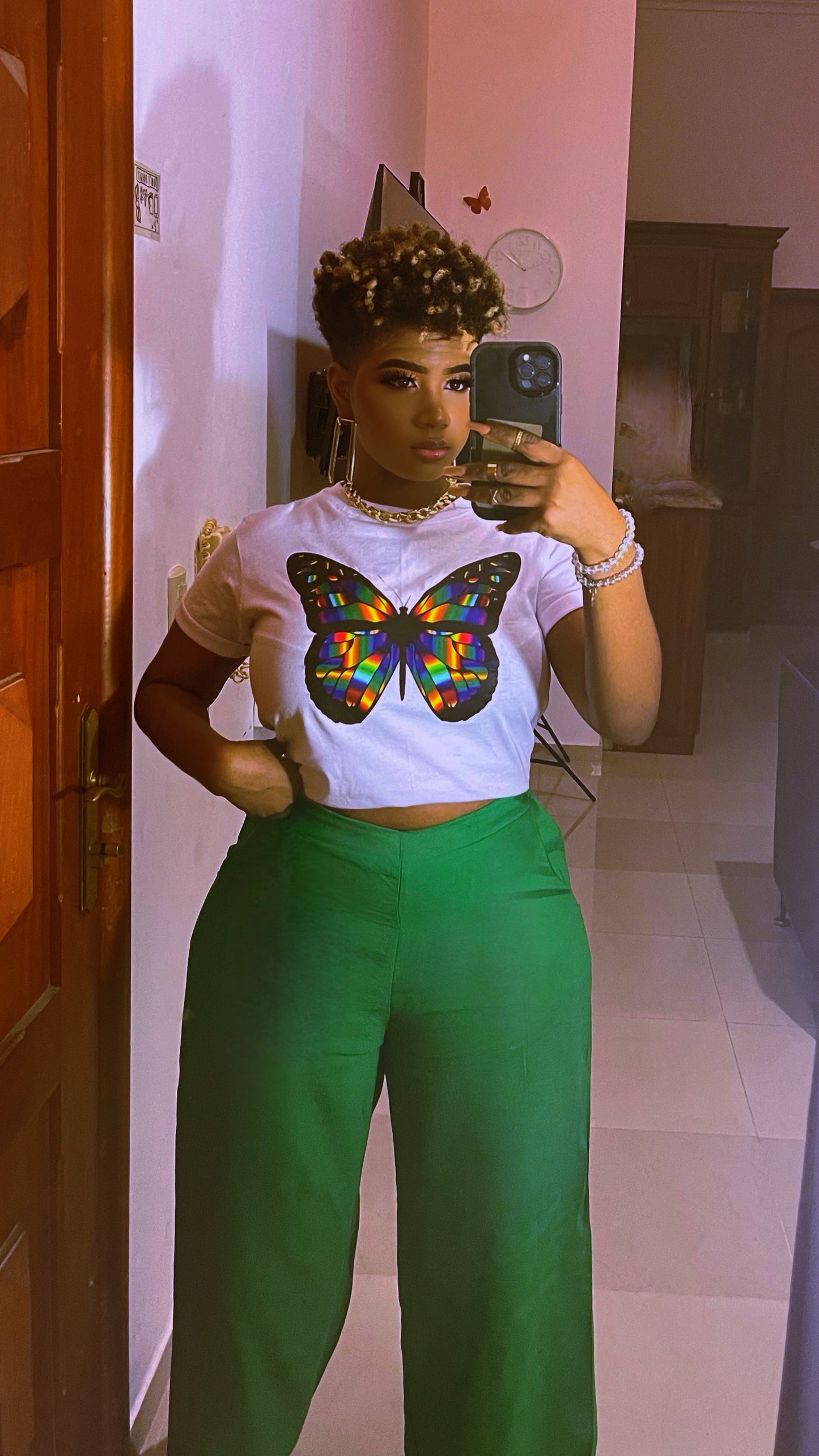 Green Pant Palazzo
