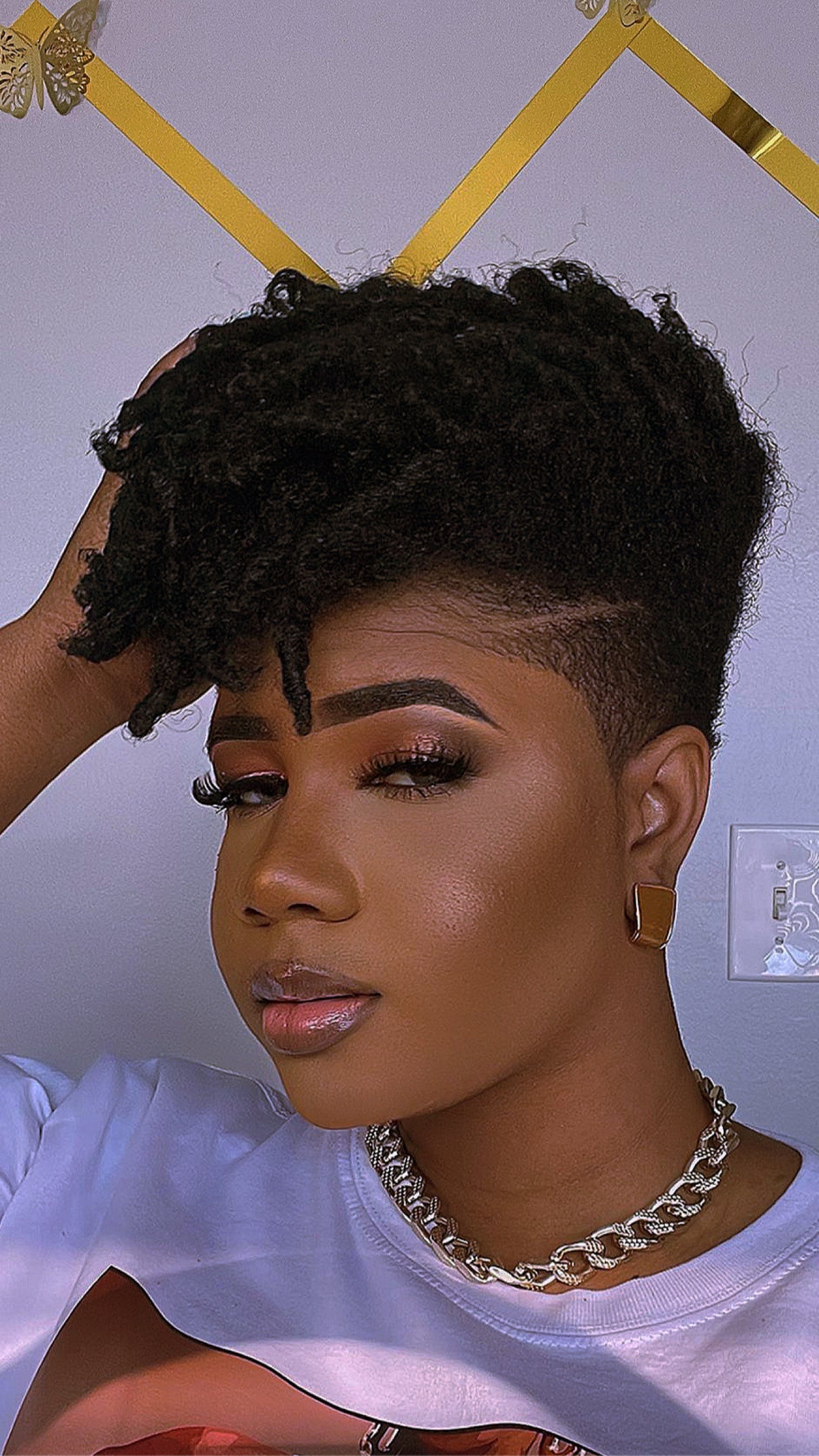 Chic Brown Errings