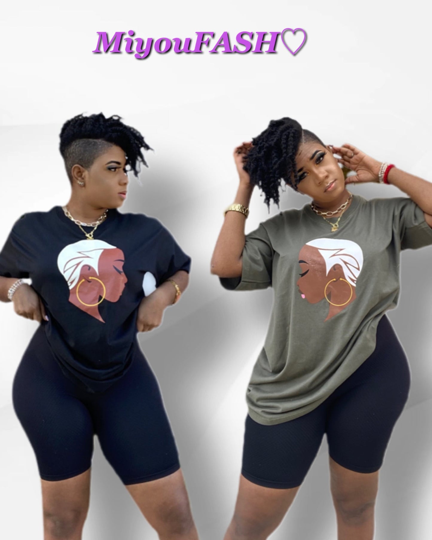 Afro T-shirt Oversized
