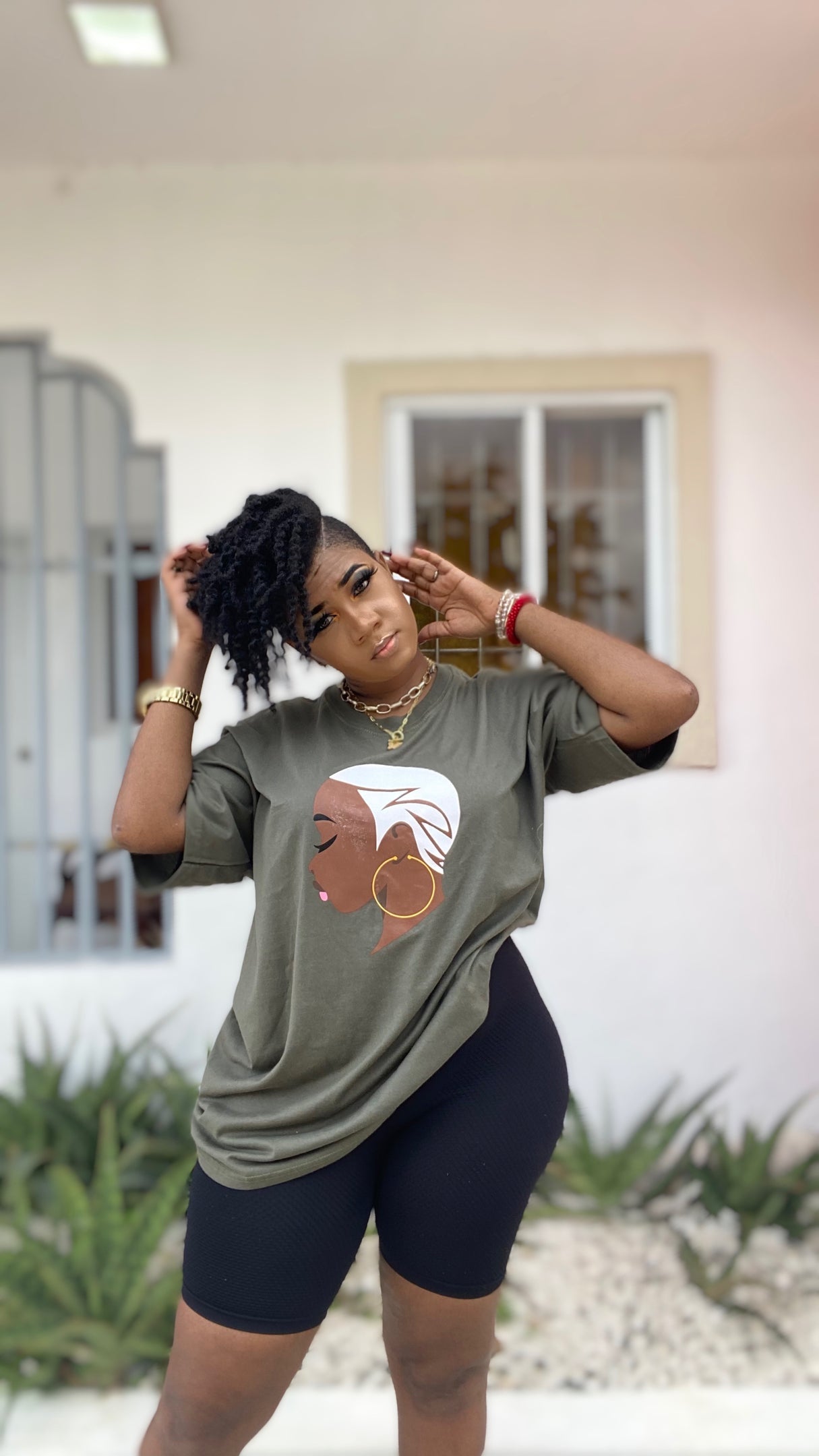 Afro T-shirt Oversized