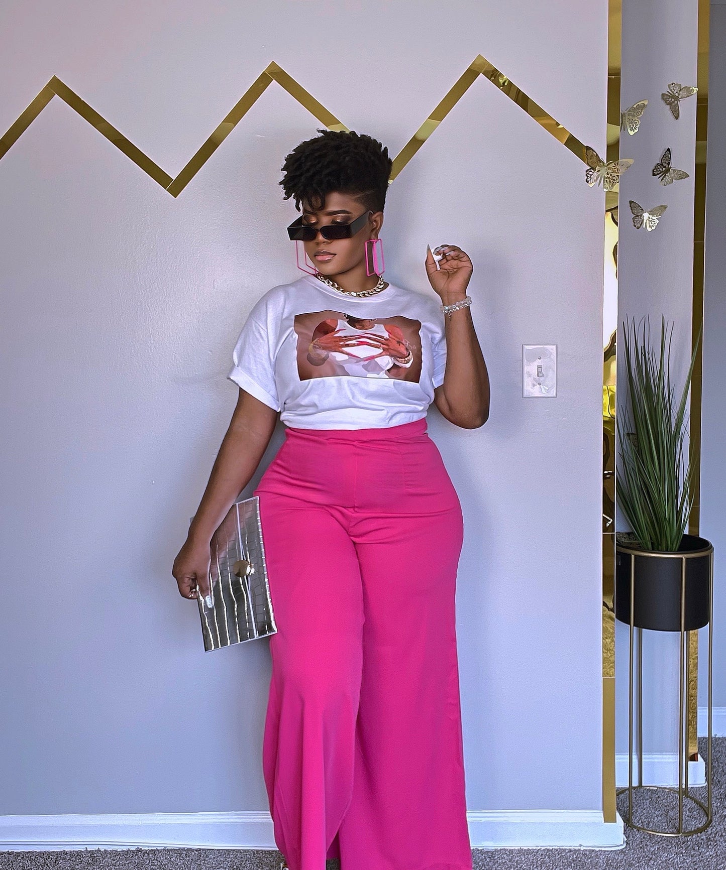 Pink Pant palazzo