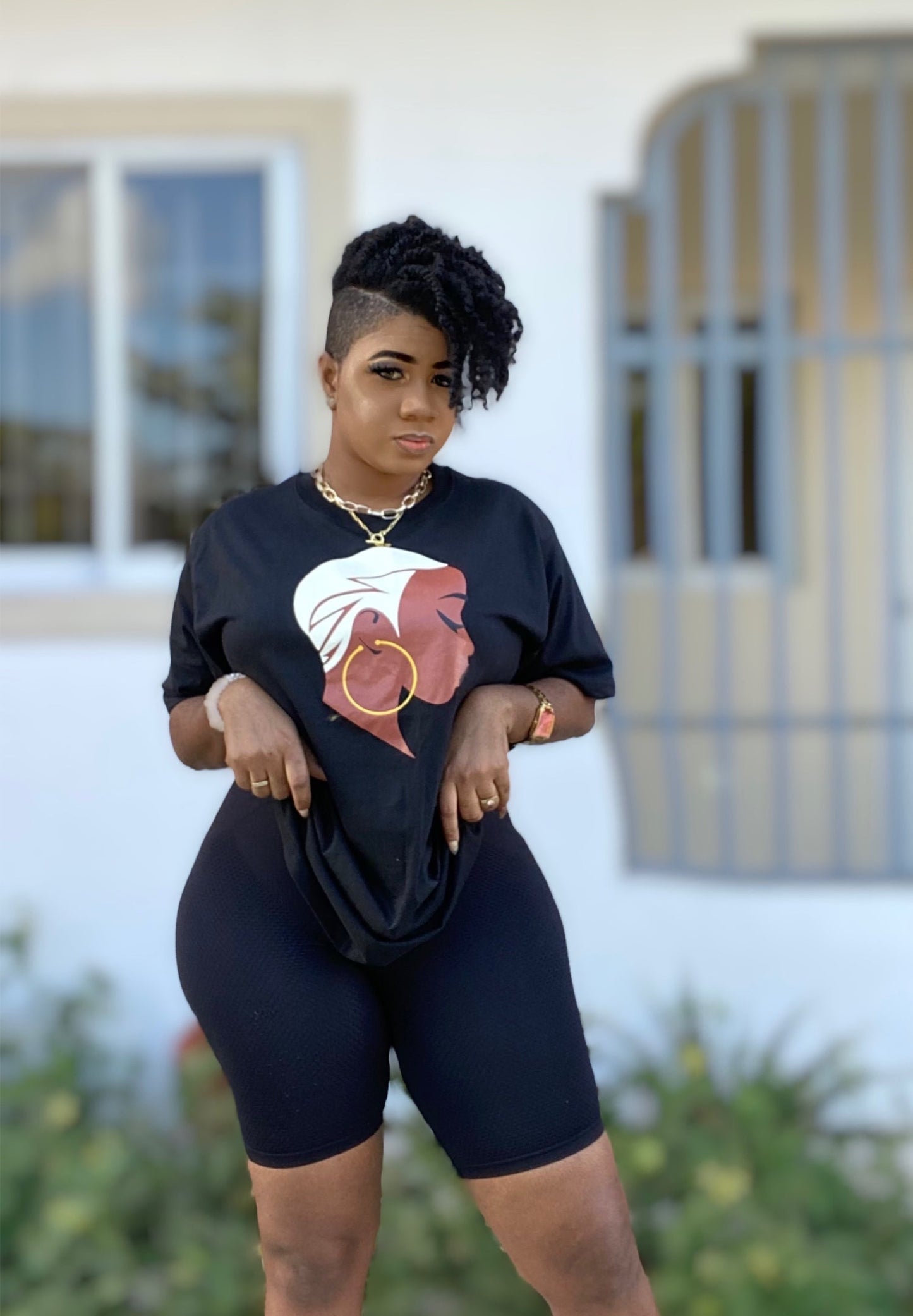 Afro T-shirt Oversized